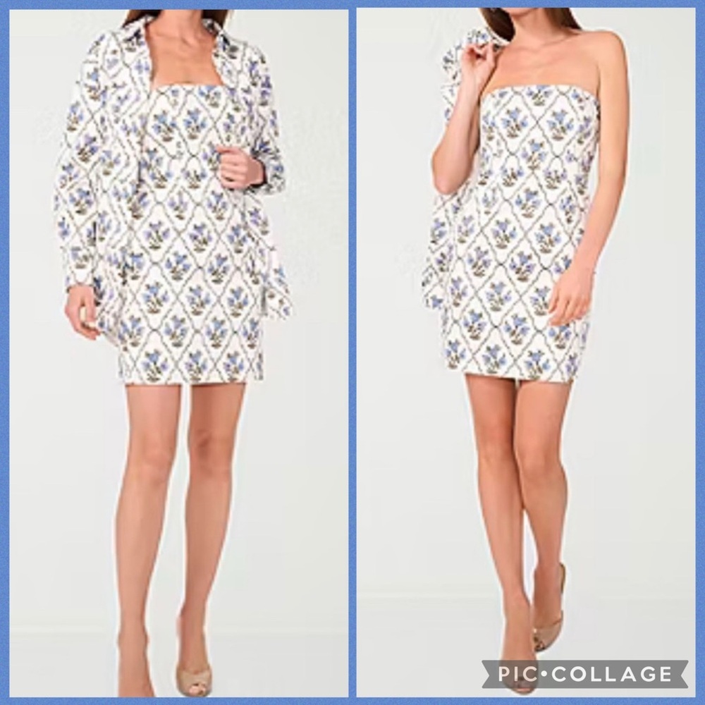 Sam And Jess Womens Floral Jacket Dress